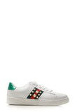 Ginnie pearl embellished three stripe trainer