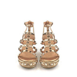 NELMA Anklestrap With Studs Wedge