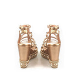 NELMA Anklestrap With Studs Wedge