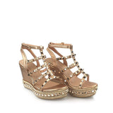 NELMA Anklestrap With Studs Wedge