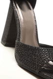 Grace block heel ankle strap sandal