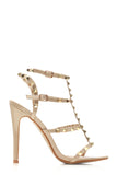 Leila rockstud anklestrap sandal